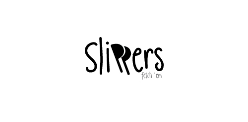 简约风格Slippers鞋店logo设计