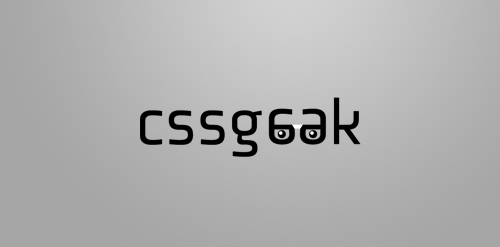 极简主义CSS设计logo
