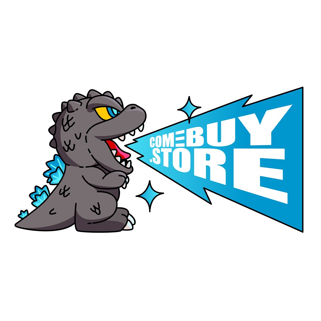 卡通恐龙主题的'Come Buy Store'logo设计