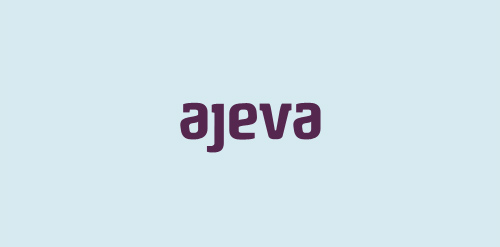 简约现代风格的ajeva logo设计