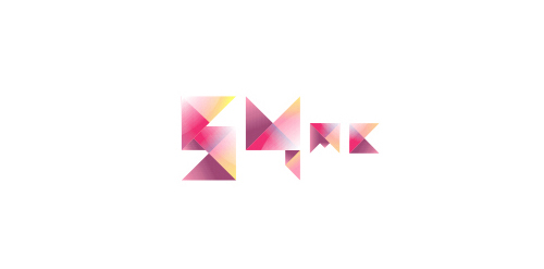 几何抽象风格的logo设计