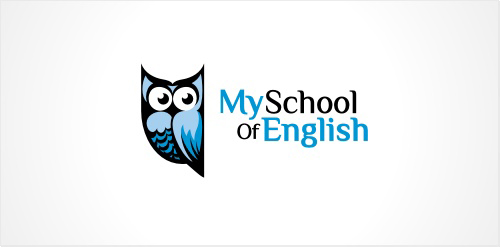 MySchool Of English logo设计