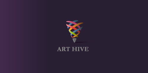 艺术蜂巢logo设计:创意与色彩的结合