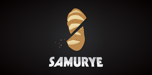 面包品牌logo设计:Samurye