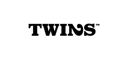 TWINS logo设计:简洁现代字体标识