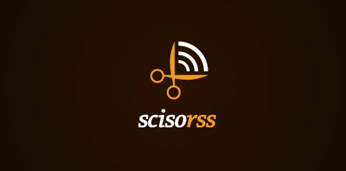剪刀RSS Logo设计:简洁与创新的结合