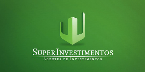 绿色简约风格投资公司logo设计