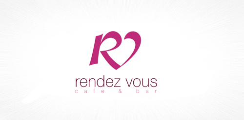 Rendezvous Cafe & Bar Logo Design