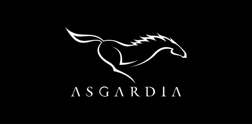 Asgardia Logo设计:简洁马形标识