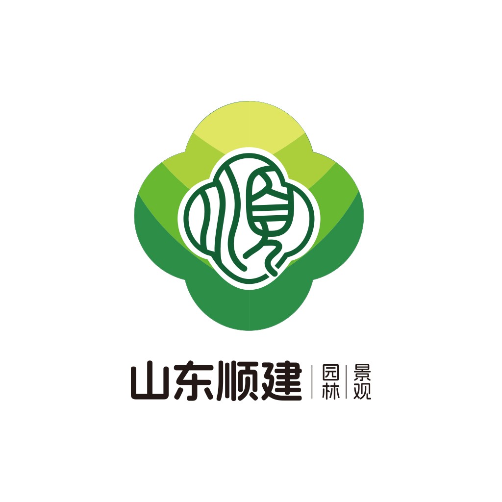 绿色生态园林景观logo设计