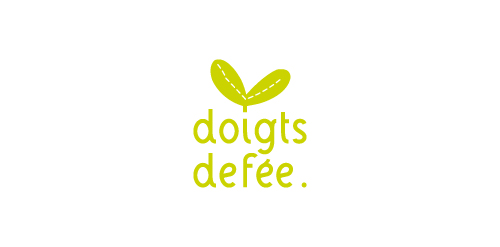 简约绿色植物logo设计