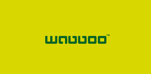 Wawuoo Logo设计:简洁现代字体