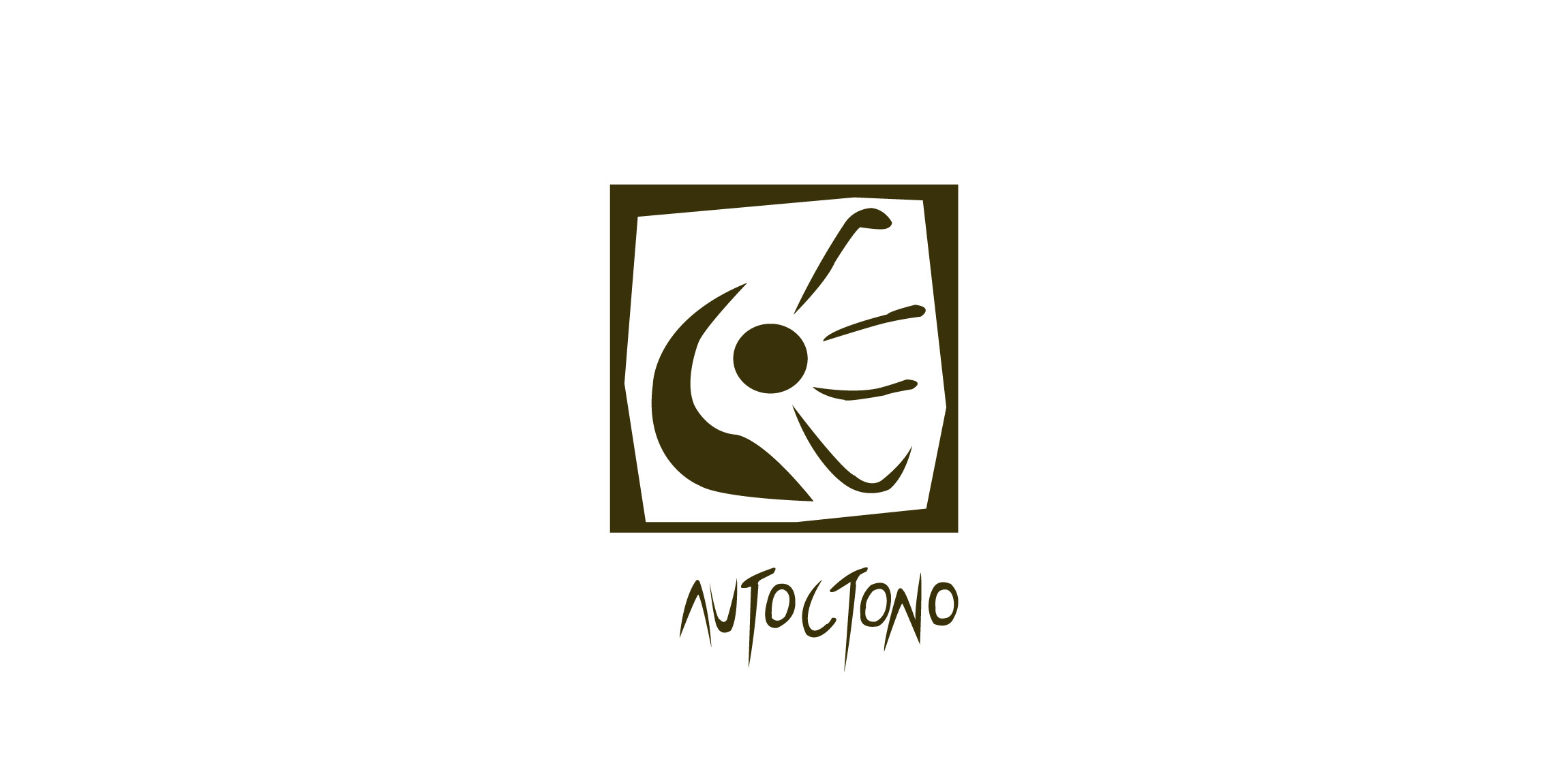 简约抽象风格的Autoctono logo设计