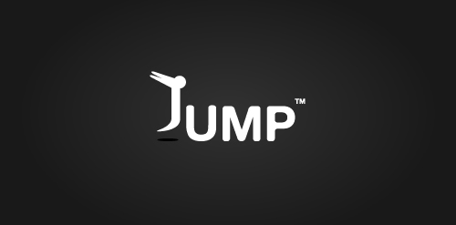 跳动的字母JUMP设计