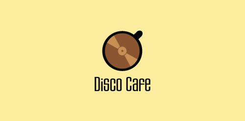 Disco Cafe Logo Design