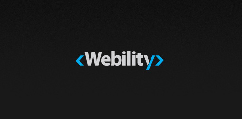 Webility Logo设计:简洁现代的网站标识