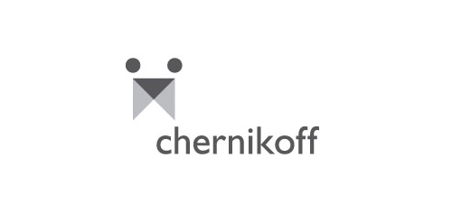 简约风格的'chernikoff'品牌logo设计