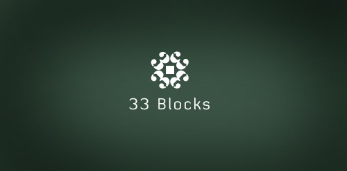 33 Blocks Logo设计