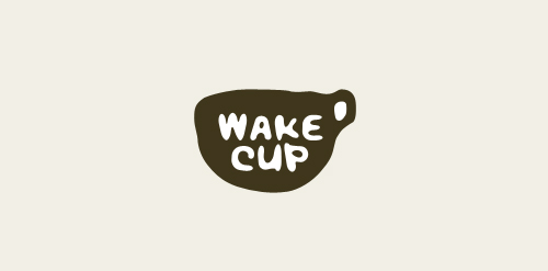 简约咖啡杯Logo设计