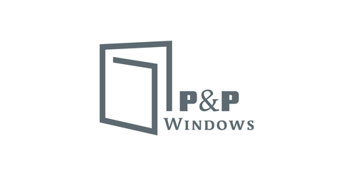 简约现代P&P Windows logo设计