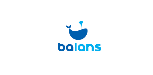 鲸鱼logo设计:简洁与平衡的视觉表达