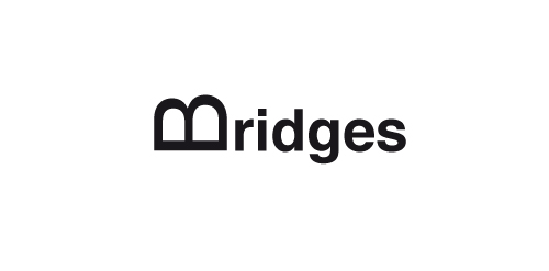 简约现代logo设计：Mridges品牌标识