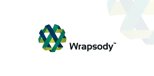 简约几何Logo设计:Wrapsody™
