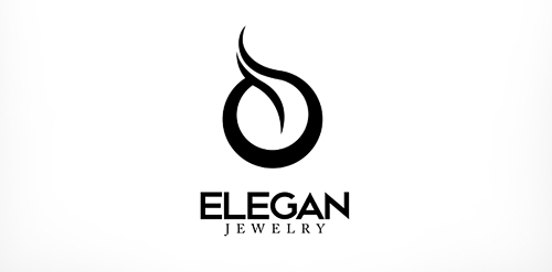 简约优雅珠宝logo设计