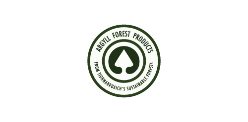 森林产品logo设计:可持续森林标志