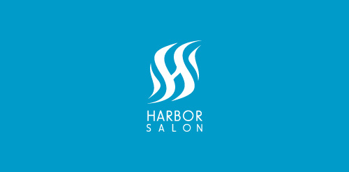 海港沙龙logo设计