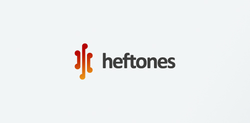 Heftones Logo设计:简洁现代的视觉标识