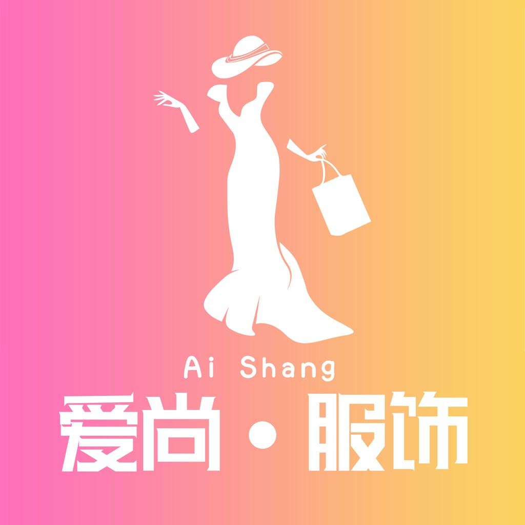 时尚女性购物袋Logo设计