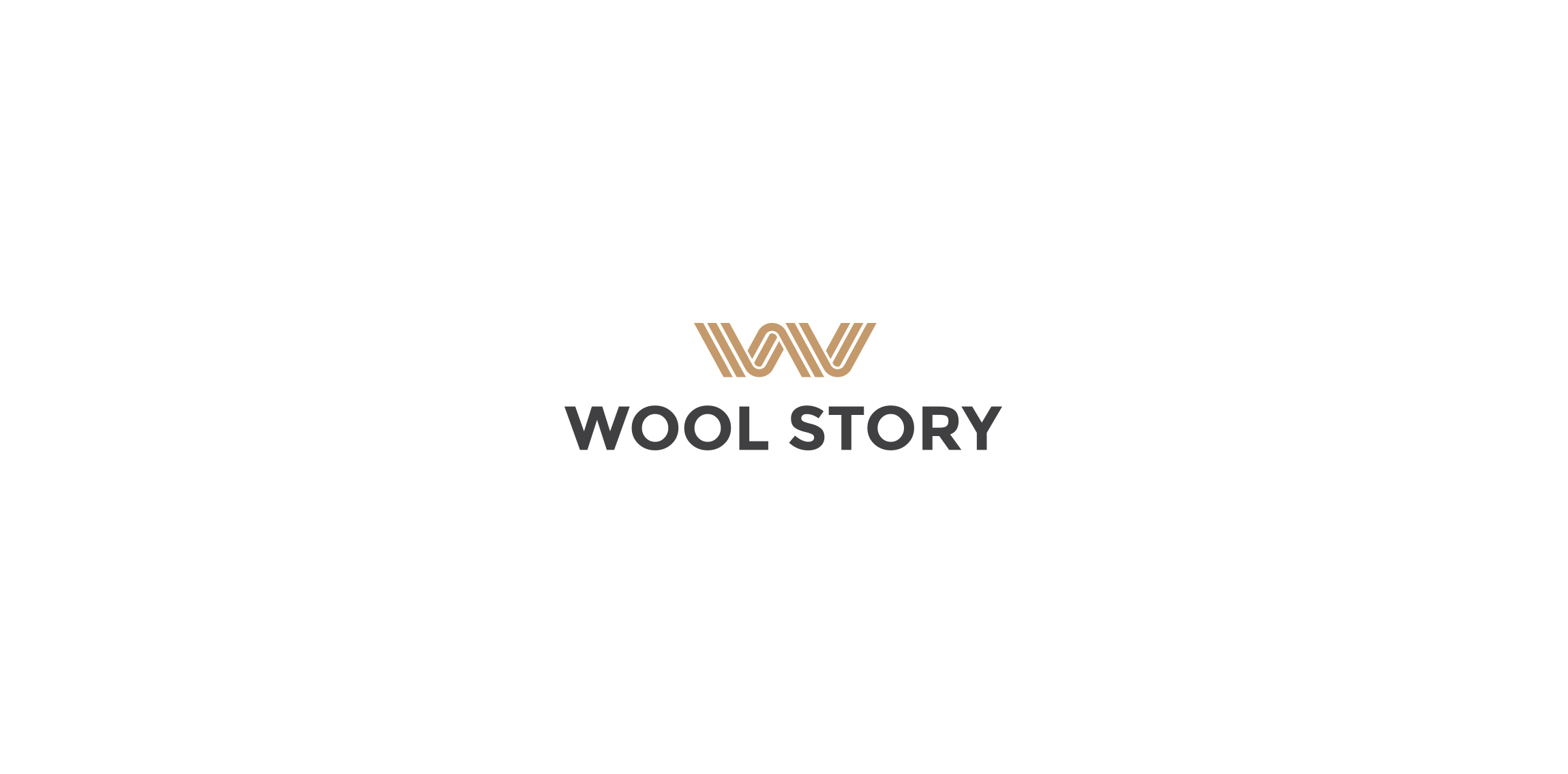 简约现代风格的Wool Story Logo设计
