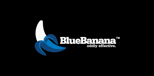 BlueBanana logo设计：简约与创意的结合