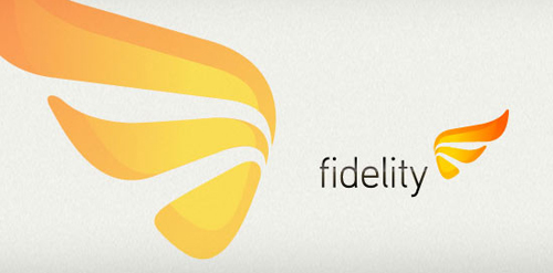 Fidelity Logo设计:简洁与信任的完美结合