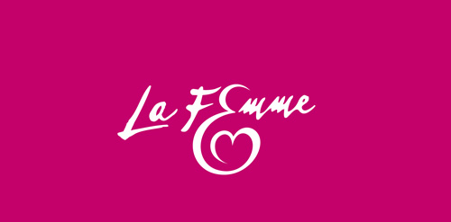 La Femme logo设计:优雅女性品牌标识