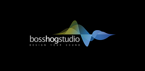 音波艺术:bosshogstudio logo设计