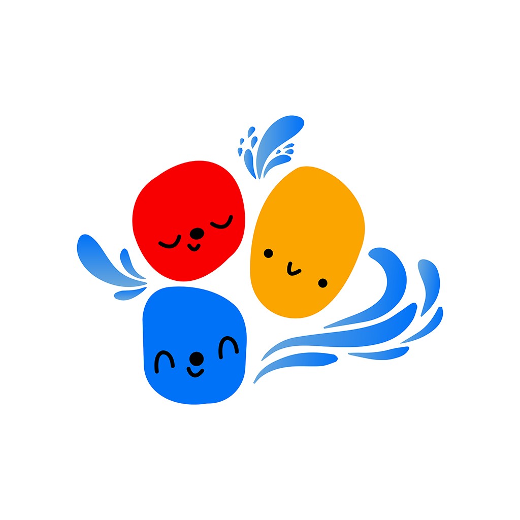 可爱水果表情logo设计