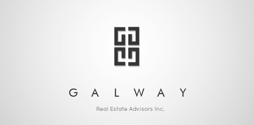 简约几何风格的房地产顾问公司logo设计