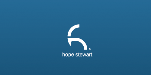 简洁现代的Hope Stewart品牌logo设计