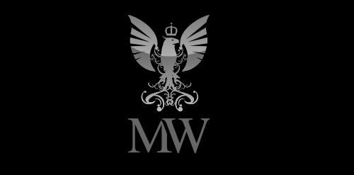 优雅鹰冠logo设计