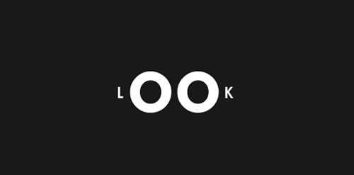 极简主义风格的Look Logo设计