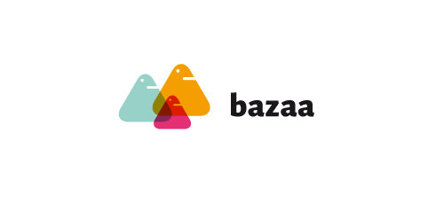 简洁现代风格的Bazaa Logo设计