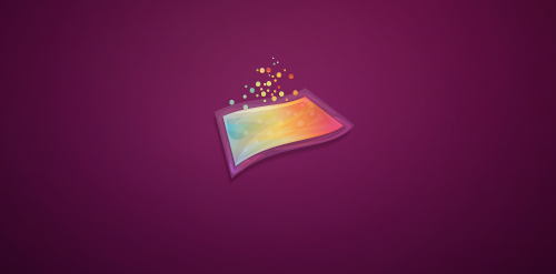 色彩渐变几何logo设计