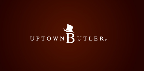 Uptown Butler Logo设计:优雅与专业