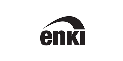 Enki Logo设计：简洁现代企业标识