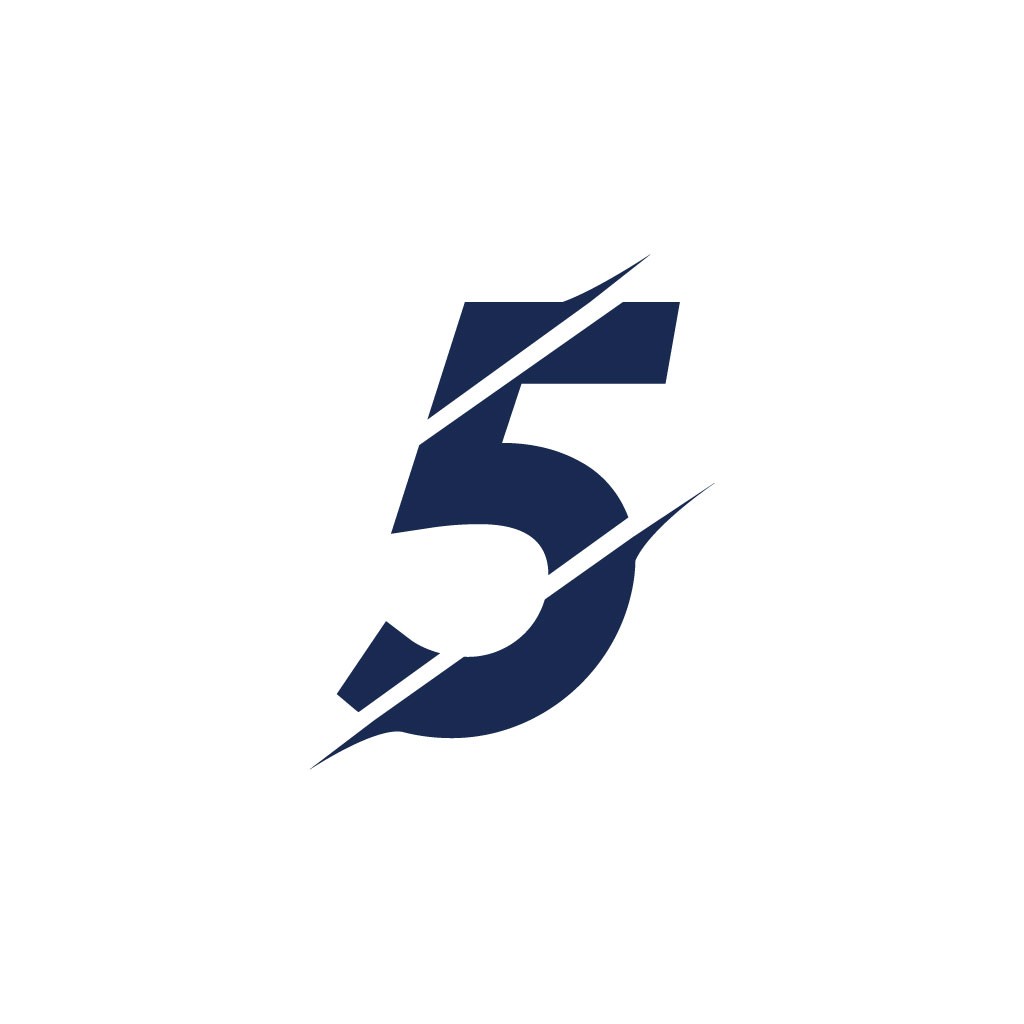 数字5创意logo设计