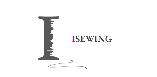 I Sewing Logo设计:简约时尚的缝纫品牌标识