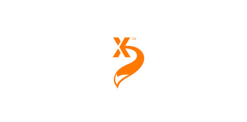 创意字母X标志设计