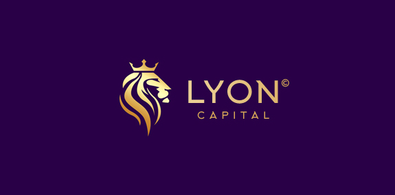 奢华金色狮子头Logo设计